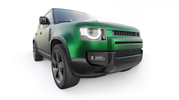 Expedition SUV para áreas rurales y actividades al aire libre 3d render