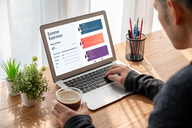 Experiencia del cliente y análisis de reseñas por parte de un moderno software informático