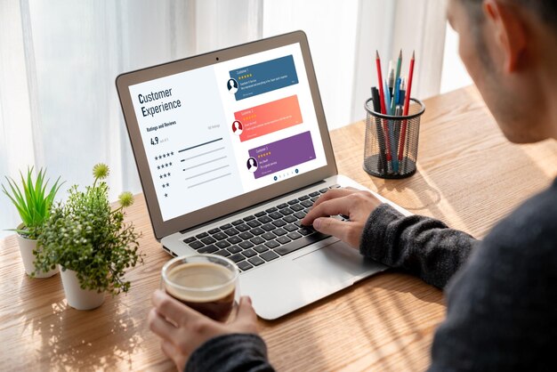 Experiencia del cliente y análisis de reseñas mediante software informático de moda.