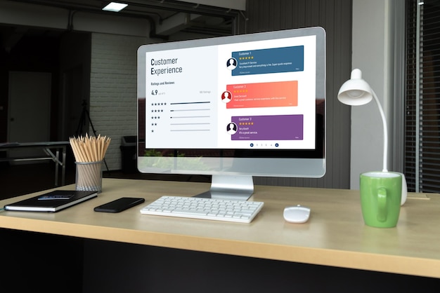 Experiencia del cliente y análisis de reseñas por software moderno para negocios corporativos