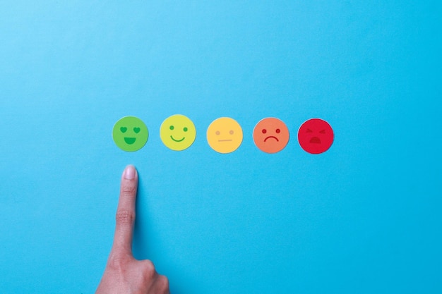 Experiencia del cliente satisfecha Excelente calificación y críticas positivas