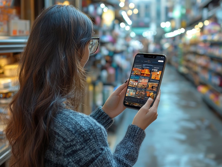 Foto una experiencia de compras en línea sin problemas el cyber monday con fotos que capturan interfaces fáciles de usar y navegación eficiente