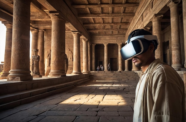 Foto experiência de história de realidade virtual