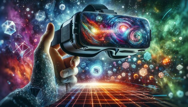 Experiência de realidade virtual (VR) exibe o mundo digital