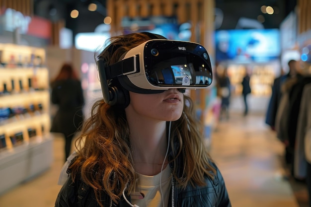 Foto experiencia inmersiva de realidad virtual