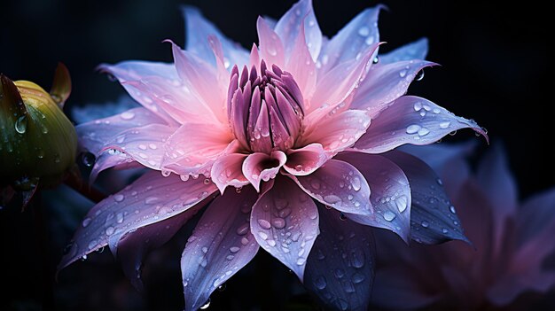 Experimente la magia de la naturaleza a través de esta impresionante fotografía que captura los delicados pétalos de una flor en flor con exquisitos detalles