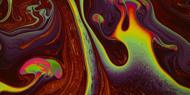 Experimente o capricho de uma explosão de cores em um fundo abstrato bonito e colorido