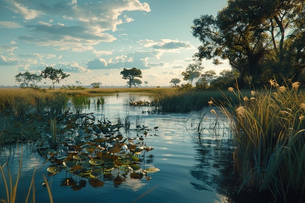 Foto experimente o delta do okavango