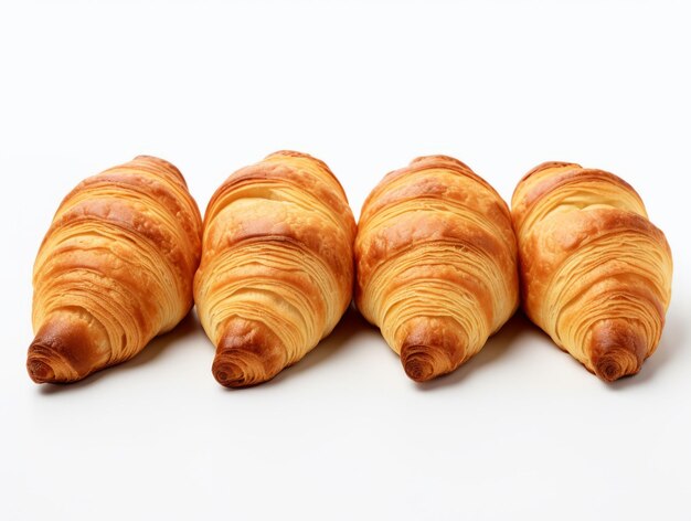 Experimente o encanto dos pães em forma de croissant em uma padaria artesanal
