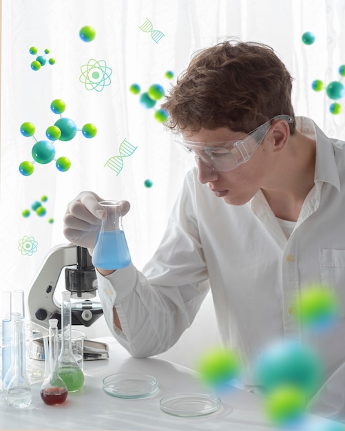 Experimento para biotecnologia com ciência química
