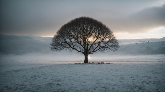 Explique las adaptaciones únicas de una especie particular de árbol para sobrevivir a las duras condiciones invernales