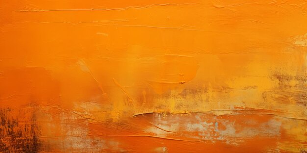 Explora la alegre solarización de una superficie pintada de naranja. Una explosión de color y textura.