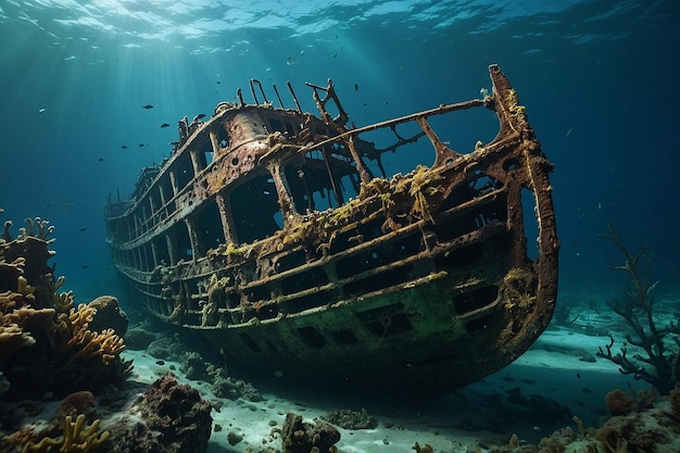 Exploração de naufrágios submarinos costeiros