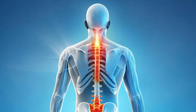 Exploración en 3D de la anatomía y la estructura de la columna vertebral humana