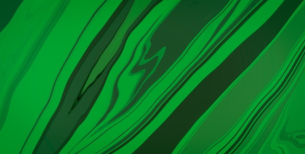Exploración artística de los trazos de pintura verde