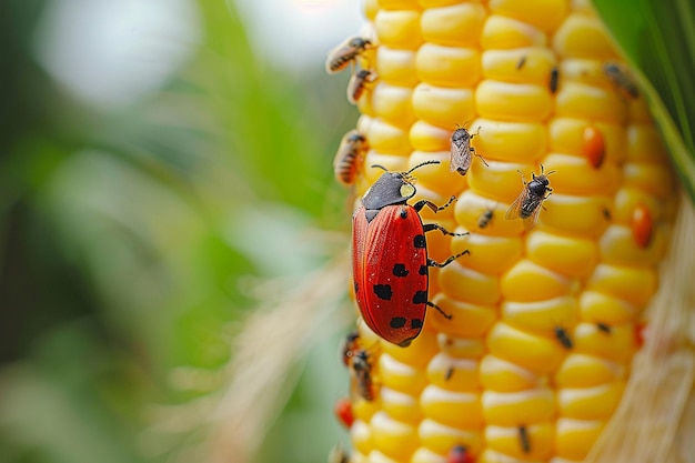 Una exploración detallada de las plagas e insectos beneficiosos que se encuentran en un campo de maíz