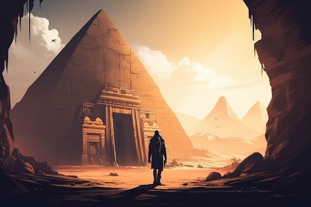 Explorador templo egípcio Gerar Ai