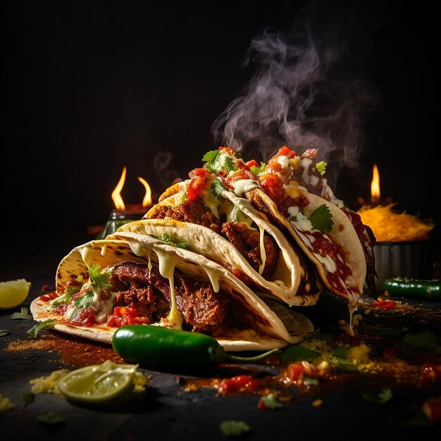 Foto explorando las comidas tradicionales mexicanas