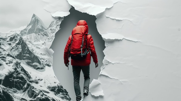 Explorando horizontes ilimitados Um conto de caminhantes