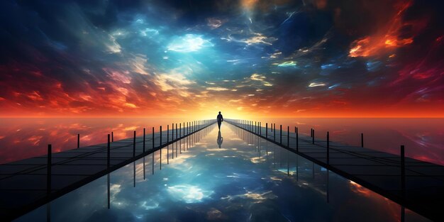 Explorando el mundo cuántico Un puente tangible a la realidad desconocida  Concepto Física cuántica Realidades desconocidas Exploración Puentes  tangibles Física teórica | Imagen Premium generada con IA