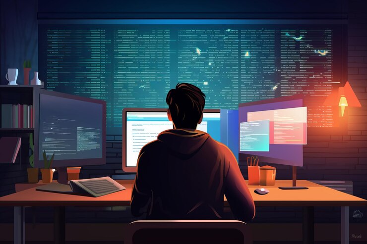 Foto explorando el mundo de la programación revelando tecnologías de diseño y codificación de sitios web de vanguardia