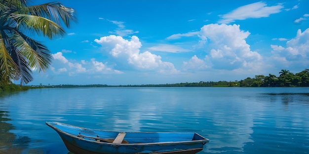 Foto explorando o rio magdalena em barranquilla colômbia conceito de viagem rio barranquila colômba exploração