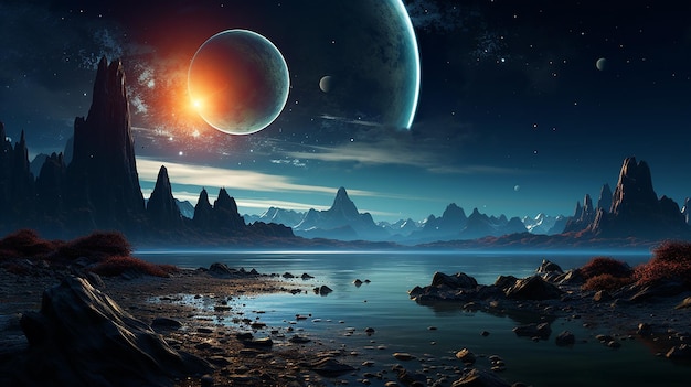 Explorando os impressionantes planetas do Cosmos em imagens de alta definição