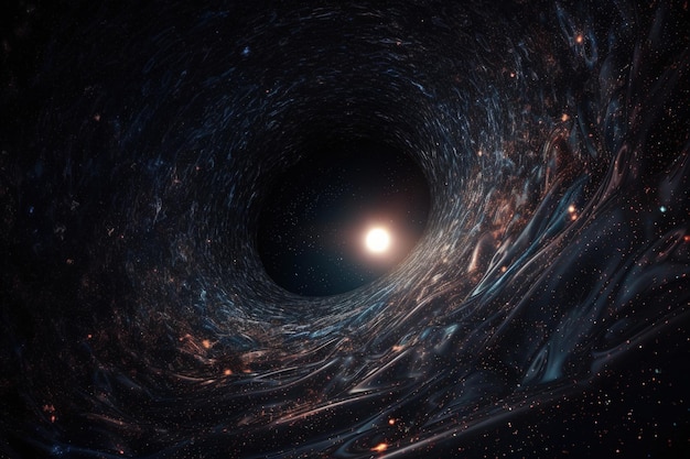 Explorando las profundidades misteriosas de un agujero negro en el cosmos