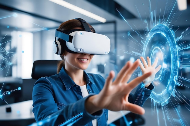 Explorando realidades virtuales en un laboratorio de tecnología de vanguardia VR y el futuro de la exploración tecnológica