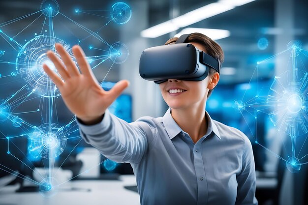 Explorando realidades virtuales en un laboratorio de tecnología de vanguardia VR y el futuro de la exploración tecnológica