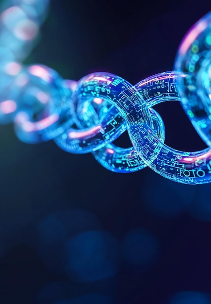 Explorando las redes blockchain infografía de conexiones digitales en entornos virtuales