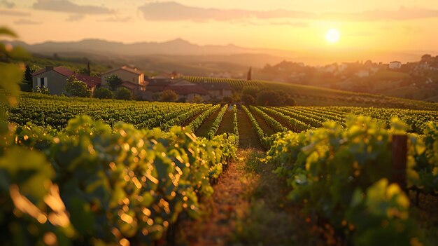 Foto explorando tesoros ocultos revelando las regiones vinícolas menos conocidas de francia con sabores auténticos y