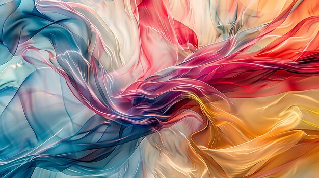 Foto explorar la aleatoriedad en la ia generó composiciones de colores abstractos que abrazan el azar y lo impredecible