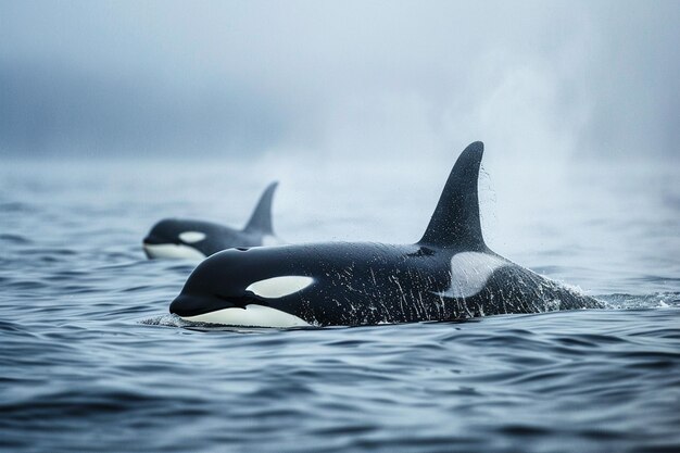 Explorar la coordinación estratégica entre las orcas y las ballenas