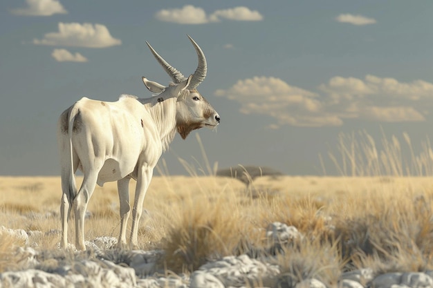 Foto explore a vida selvagem do parque nacional de etosha