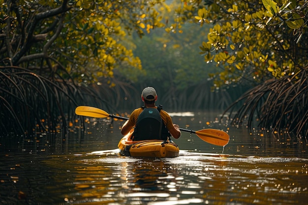 Explore as maravilhas escondidas da floresta de mangue generativa ai