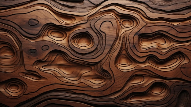 Explore el atractivo natural de una superficie de madera cortada con textura