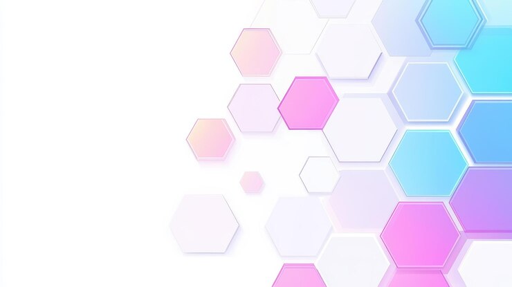 Foto explore la fusión de la geometría abstracta con el ciberespacio digital en este elegante diseño moderno