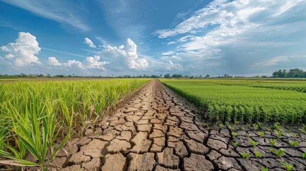 Explore la historia visual del cambio climático en la transición de la sequía al crecimiento verde