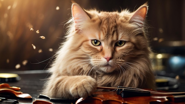 Explore o gênero musical favorito dos gatos e o impacto emocional que ele tem em seus sentidos felinos