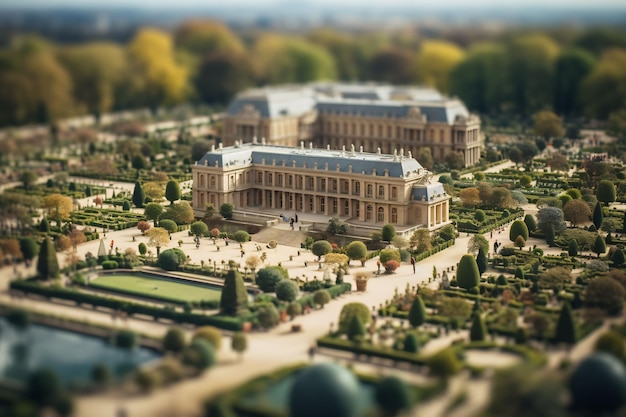 Explore el opulento palacio francés de Versalles y sus vibrantes jardines Fuentes y coloridos