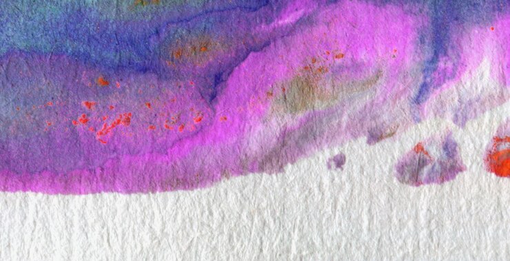 Foto explore uma paisagem de sonho pintada eclética e expressiva uma tapeçaria vívida de cores e formas abstratas