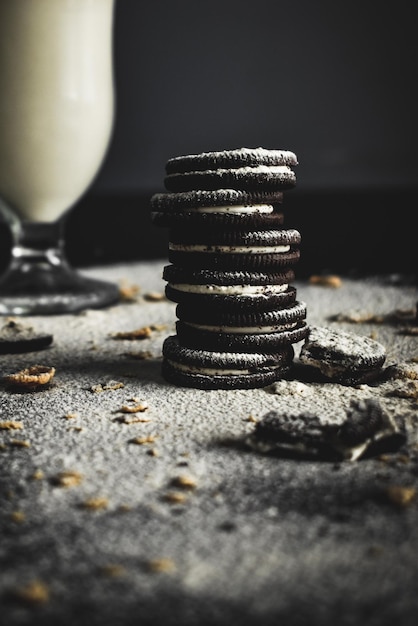 Foto explosão de oreo