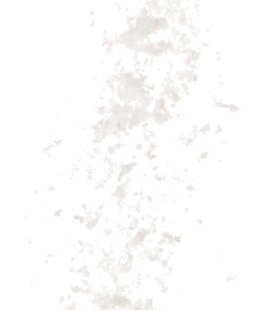 Explosão de sal voador de cristal flocos de grãos brancos sais explodem mosca de nuvem abstrata sal de grande tamanho salpico no ar projeto de elemento de objeto de alimento fundo branco isolado movimento de congelamento de alta velocidade