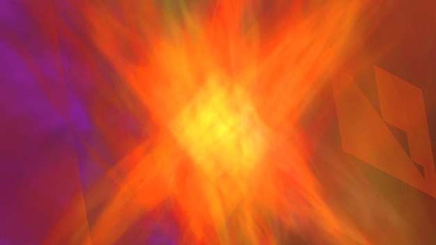 Explosión abstractamente ardiente