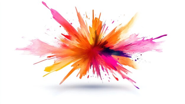 Explosión de colores abstractos