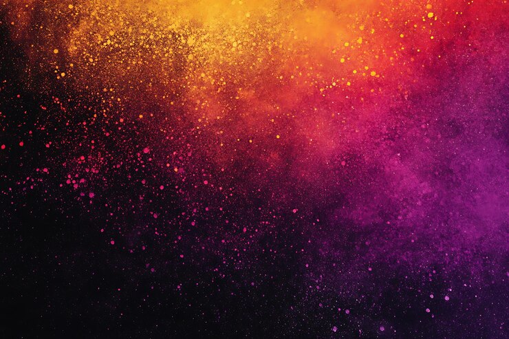 Una explosión de colores vibrantes