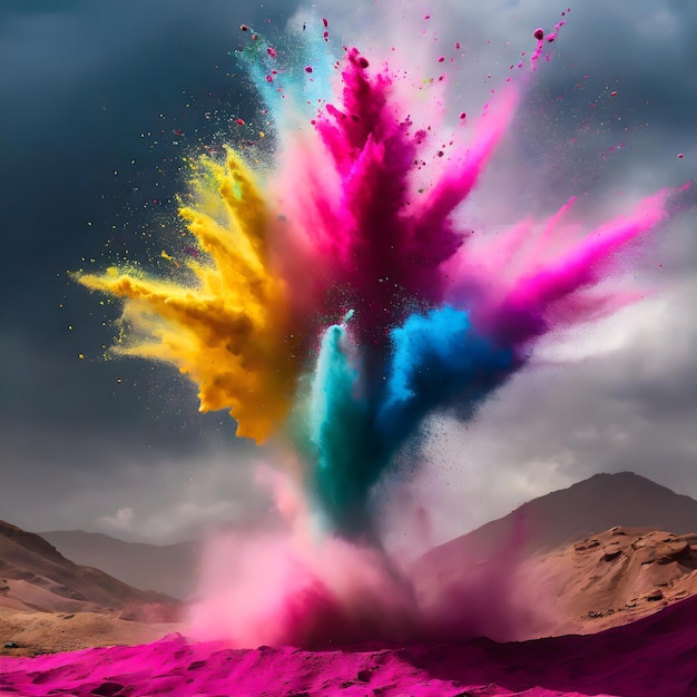 Una explosión de colores