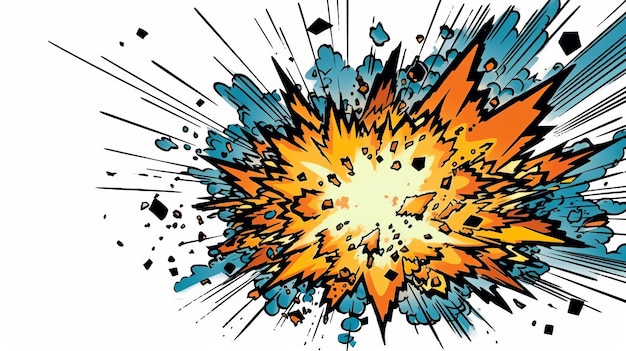 Explosión de cómics en Png Explosión del cómic en Png