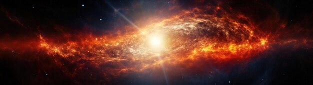 La explosión de una enana roja en el centro de la galaxia